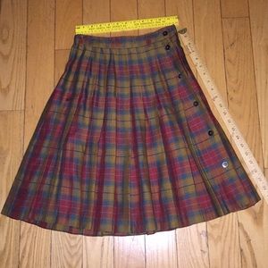 Gap Pleated Plaid Schoolgirl Skirt - Vintage